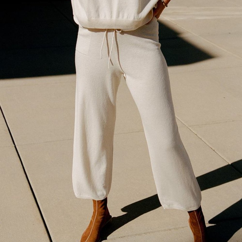 James Street Co Light High Waisted Pants